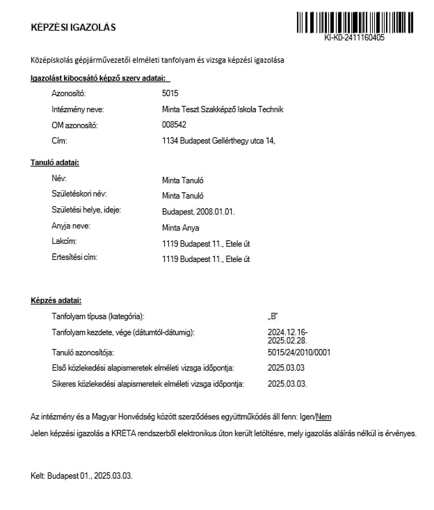 Átjelentkezés lépései